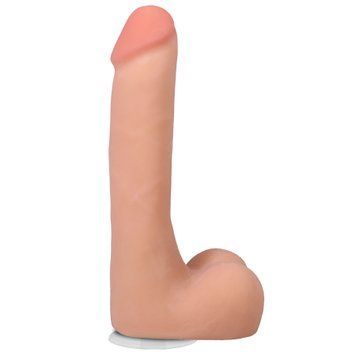 Фалоімітатор Doc Johnson The Realistic Cock ULTRASKYN - 9 Inch with Balls Vanilla SX4449 фото