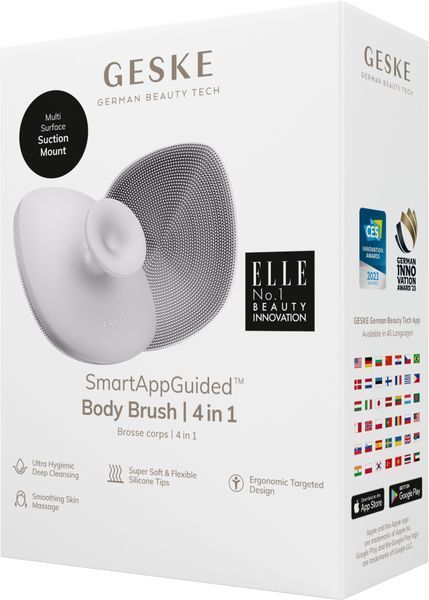 Щітка для тіла GESKE Body Brush 4в1 starlight HB0337 фото