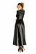 Сукня-плащ з мокрим ефектом Noir Handmade F128C Powerwetlook gown coat, XL SX0016 фото 3
