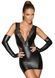 Сукня з мокрим ефектом Noir Handmade F212 Powerwetlook and lace minidress, M SX0076 фото 1