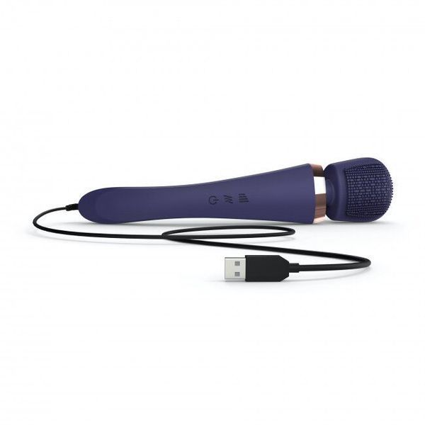 Вібромасажер з силіконовою щіточкою Love to Love Brush Crush &ndash; Midnight Indigo SO5533 фото