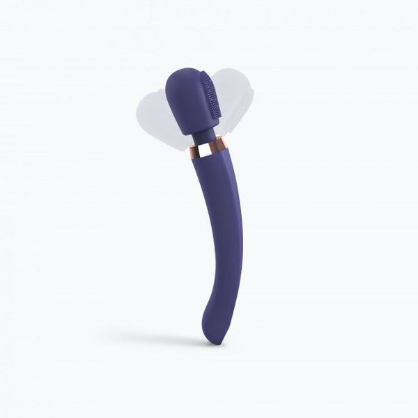 Вібромасажер з силіконовою щіточкою Love to Love Brush Crush &ndash; Midnight Indigo SO5533 фото