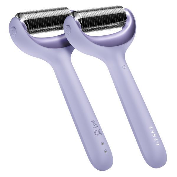 Ролер для голкової мезотерапії обличчя та тіла GESKE MicroNeedle Face&Body Roller 9в1 purple HB0211 фото