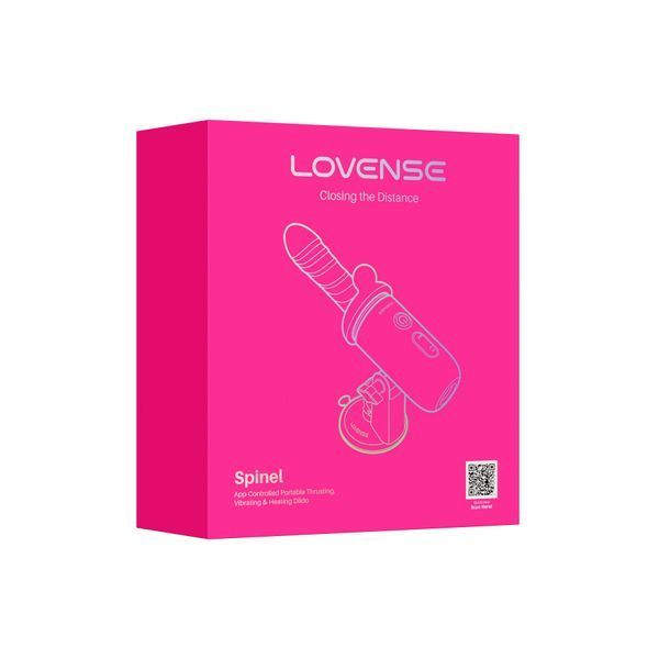 Смарт-міні секс-машина Lovense Spinel імітація фрикцій, підігрів, 3 насадки, на присосці SX3316 фото