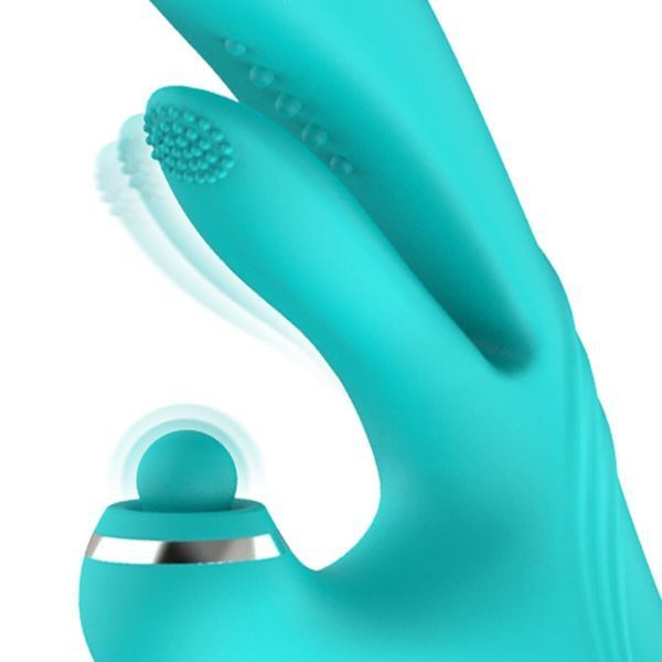 Вібратор-кролик Good Vibes Only - Lisa Thrusting Rabbit Vibrator with G-Spot Stimulator SX3066 фото