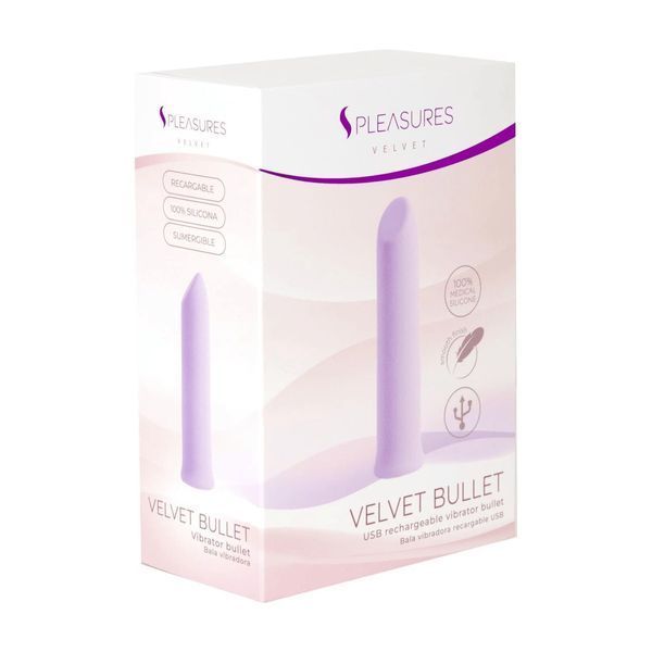 Віброкуля S Pleasures Velvet Bullet Candy Purple SX4585 фото