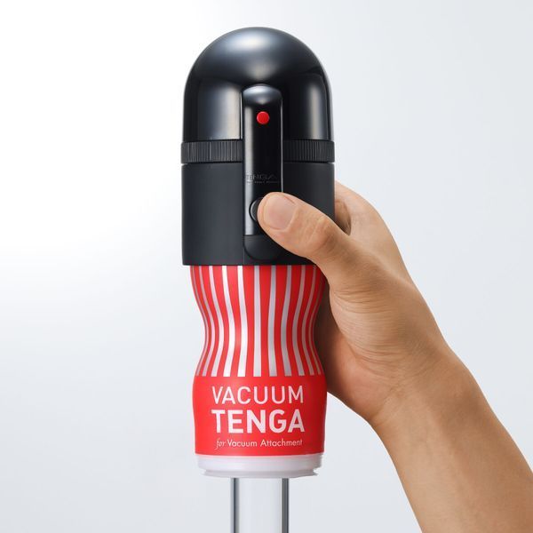 Вакуумна насадка Tenga VACUUM MAX + мастурбатор Tenga Vacuum Cup, 5 режимів роботи SO9580 фото