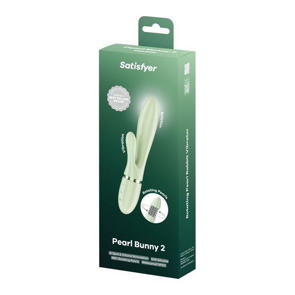 Вібратор-кролик Satisfyer Pearl Bunny 2 Light Green SX3829 фото