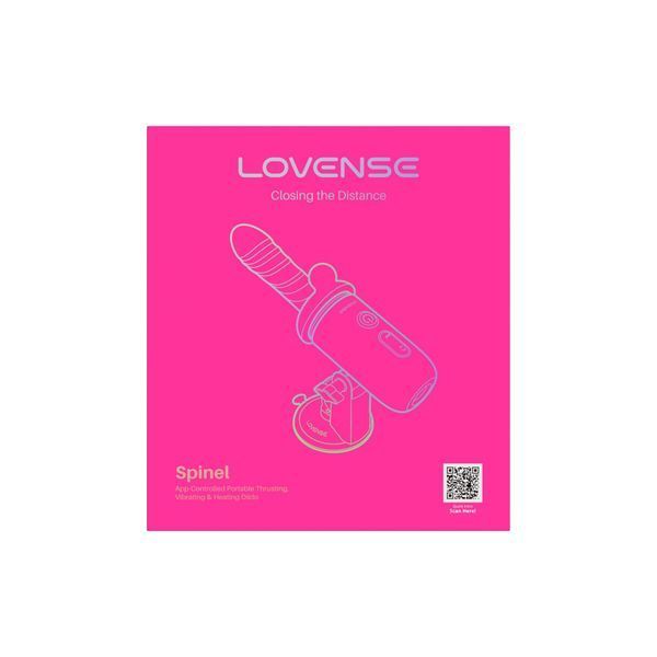 Смарт-міні секс-машина Lovense Spinel імітація фрикцій, підігрів, 3 насадки, на присосці SX3316 фото
