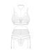 Комплект Obsessive Premisis White 3-pcs crotchless set 2XL/3X SX3120 фото 2
