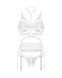 Комплект Obsessive Premisis White 3-pcs crotchless set 2XL/3X SX3120 фото 3