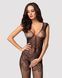 Бодістокінг Obsessive Bodystocking F234 S/M/L, абстрактний малюнок, глибоке декольте SO7230 фото 1