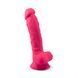 Фалоімітатор SilexD Johnny Pink (MODEL 1 size 7in), двошаровий, силікон + Silexpan, діаметр 3,8см SO3150 фото 1
