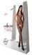 Бодістокінг з плетінням на животику Passion BS100 One Size, black, декоративний шов, з доступом SO8941 фото 6
