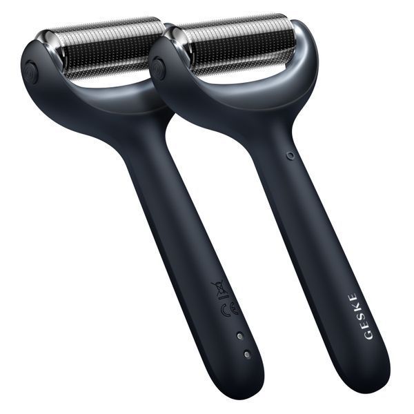 Ролер для голкової мезотерапії обличчя та тіла GESKE MicroNeedle Face&Body Roller 9в1 black HB0212 фото