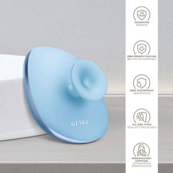 Щітка для тіла GESKE Body Brush metal 4в1 aquamarine HB0340 фото