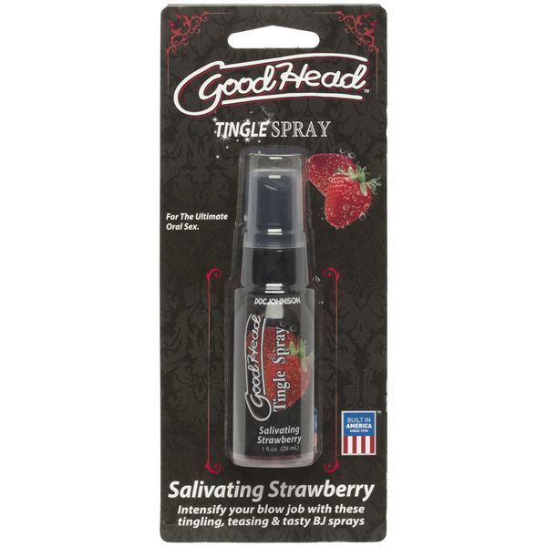 Спрей для мінету Doc Johnson GoodHead Tingle Spray - Strawberry (29 мл) із стимулювальним ефектом SO3492 фото