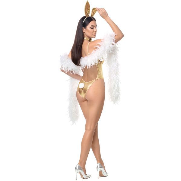 Еротичний костюм зайки Art of Sex - Secret bunny, колір золото, розмір XL SX4950 фото