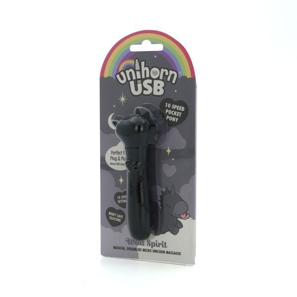 Вібратор-єдиноріжка Unihorn USB Bullet &ndash; Wild Spirit, віброкуля, USB-зарядка, 10 режимів SX2874 фото