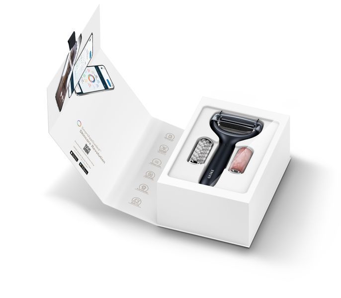 Ролер для голкової мезотерапії обличчя та тіла GESKE MicroNeedle Face&Body Roller 9в1 black HB0212 фото