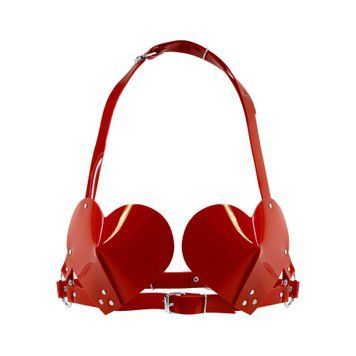 Ліф Серце Feral Feelings - Hearts Bra Red SO9311 фото