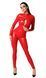 Комбінезон Noir Handmade F353 Red powerwetlook overall - 3XL SX2013 фото 3