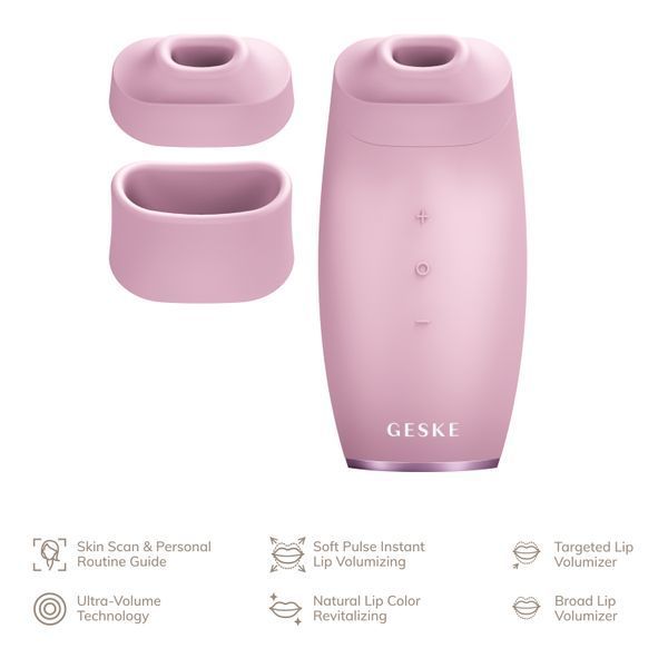 Пристрій для збільшення об'єму губ GESKE Lip Volumizer&Booster 6в1 pink HB0412 фото