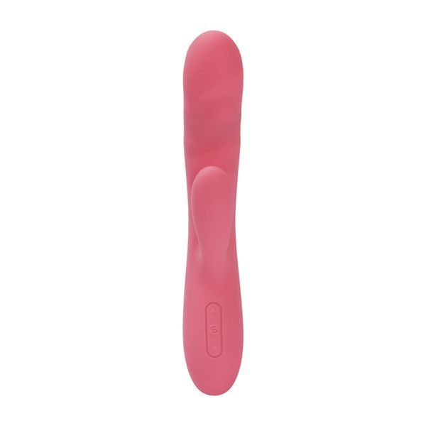 Вібратор-кролик Svakom Avery Strawberry Pink зі стовбуром, що рухається, рух вперед-назад SX1279 фото