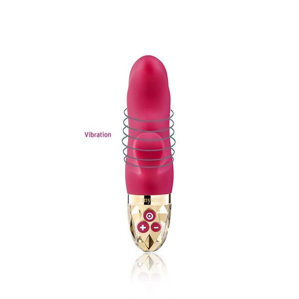 Вібратор-кролик Mystim Hop Hop Bob Fuchsia, потужний мотор, 8 режимів SO8137 фото