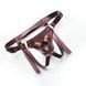 Трусики для страпона Strap-On-Me Harness Generous Blue, One Size, штучна шкіра, регульовані ремені, змінні кріплення для дилдо SX0673 фото 6