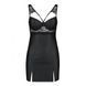 Бебі-дол з еко-шкіри та мережива Passion LOONA CHEMISE L/XL, black SO5358 фото 5