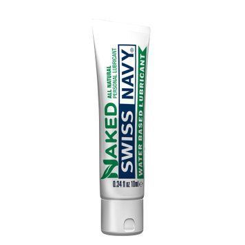 Лубрикант на водній основі Swiss Navy NAKED All Natural, 10 мл, для чутливої ​​шкіри SX0581 фото