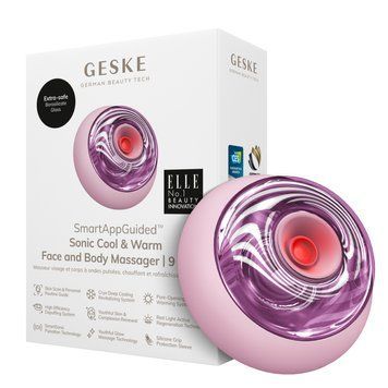 Масажер для обличчя та тіла GESKE Sonic Cool&Warm Face and Body Massager 9в1 pink HB0280 фото