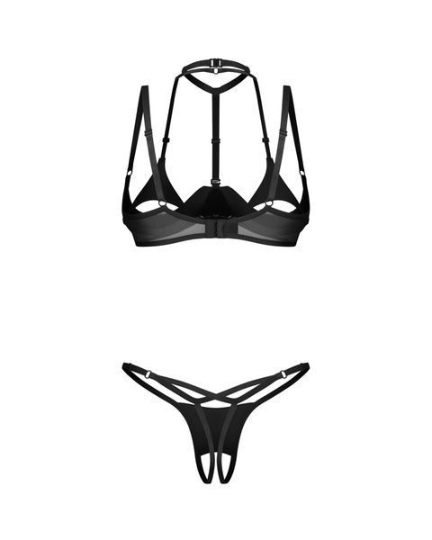 Комплект Obsessive Rolleya 2-pcs crotchless set L/XL SX5095 фото