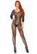 Бодістокінг Leg Avenue Swirl Lace Bodystocking One size Black, ажурна тканина, доступ SO8617 фото 3