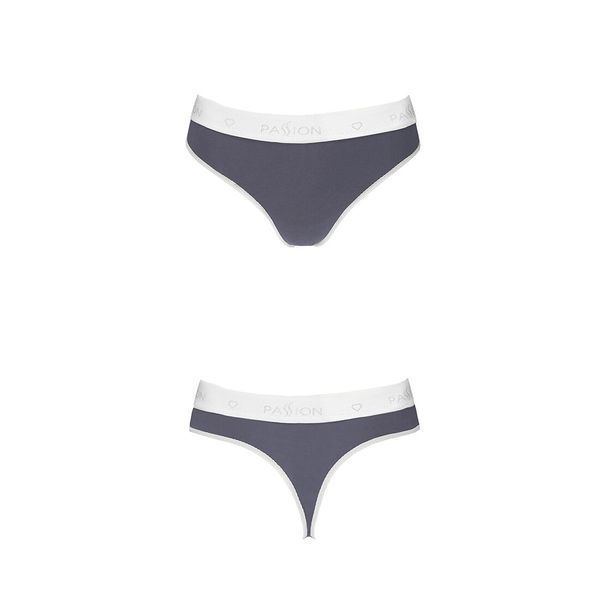 Спортивні трусики-стрінги Passion PS007 PANTIES XL, dark grey SO4250 фото