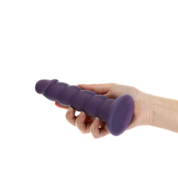 Фалоімітатор Fantasy by Addiction Unicorn Dildo 7&rdquo; Purple, віброкуля в подарунок SX3159 фото