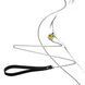 Металева анальна пробка Art of Sex Metal Anal Plug with Leash size S з повідцем SO6176 фото 2