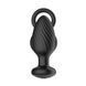 Анальна вібропробка Nexus Tornado Cock and Ball Ring обертання+вібрація, ерекційне кільце, пульт SX2416 фото 3