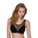Топ з прозорою вставкою Passion PS002 TOP M, black SO4200 фото 1