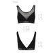 Топ з прозорою вставкою Passion PS002 TOP M, black SO4200 фото 6