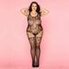 Сітчастий бодістокінг JSY &laquo;Коханка Зоуї&raquo; Plus Size Новинки, Black, імітація панчіх, доступ SO8373 фото 1