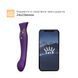 Смартвібратор 3в1 Zalo &mdash; Queen Set Twilight Purple, пульсівна перлина та вакуум, кристал Swarovski SO6664 фото 2