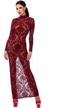 Сукня Noir Handmade F383 Kink Royal gown/long dress XL SX4156 фото