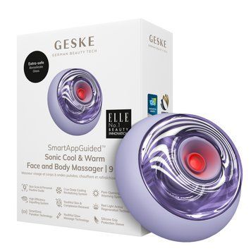 Масажер для обличчя та тіла GESKE Sonic Cool&Warm Face and Body Massager 9в1 purple HB0281 фото