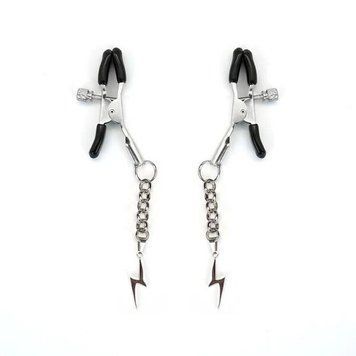 Затискачі для сосків Liebe Seele Lightning Nipple Clamps Silver SX1691 фото