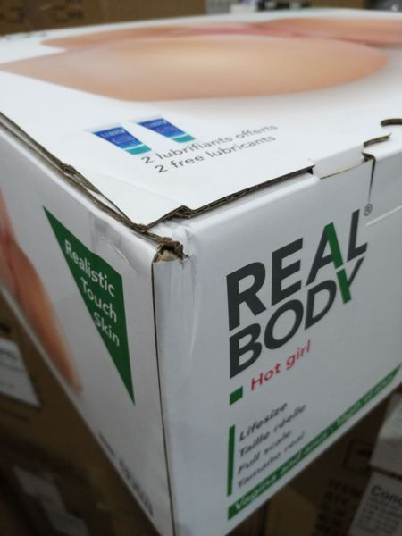 Мастурбатор-півторс Real Body &mdash; Hot Girl, два входи: вагіна та попка (мятая упаковка!!!) SO2215-R фото