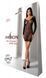 Напівпрозора мінісукня Passion BS101 One Size, black, рукави-мітенки SO8944 фото 6