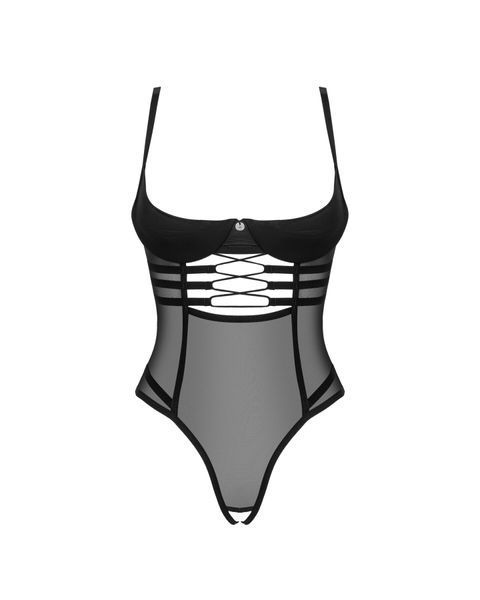 Боді Obsessive Roxelia crotchless teddy XS/S SO9065 фото