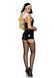 (SALE) Вініловий костюм черниці Leg Avenue Sinful Sister XS, комбінезон, комір, пояс, головний убір SO8536 фото 2